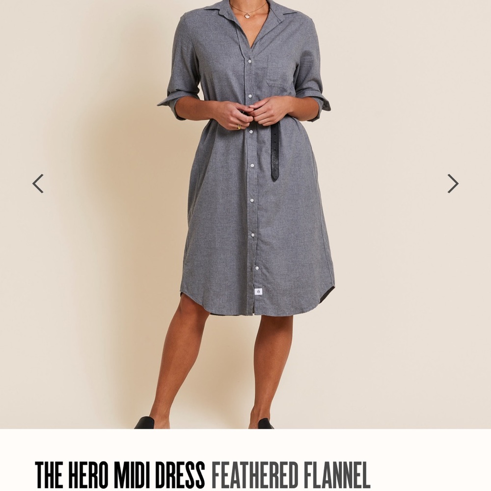 Grayson- Button-up shirt dress